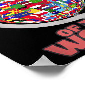 vlaggen van de landen van de wereld poster (Hoek)