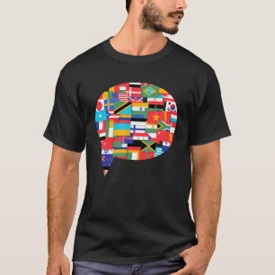 vlaggen van de landen van de wereld t-shirt