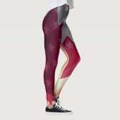 Vlaggen van de Verenigde Staten en Canada Leggings (Rechts)