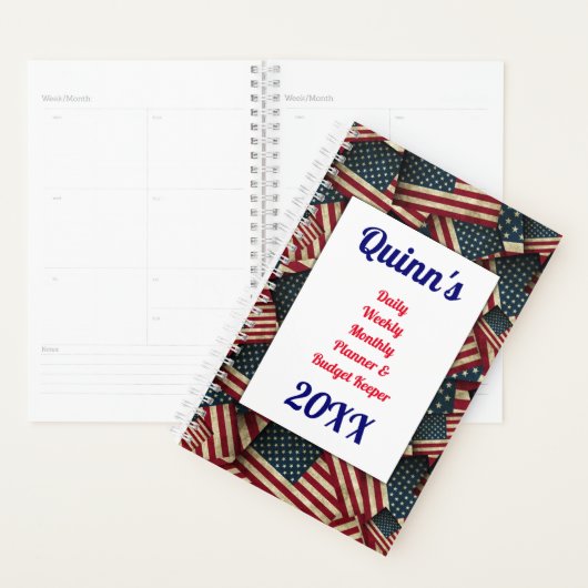 Vlaggen van de Verenigde Staten Planner (Display)