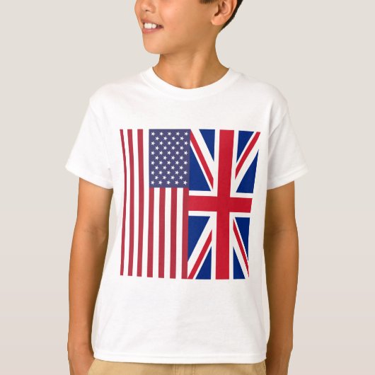 Vlaggen van de Verenigde Staten van Amerika en van T-shirt (Voorkant)