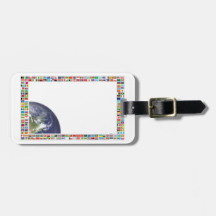 Vlaggen van de Wereld Bagage Label