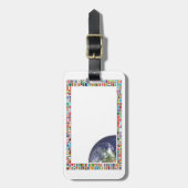 Vlaggen van de Wereld Bagagelabel (Voorkant verticaal)