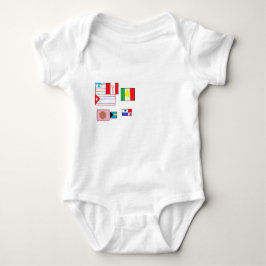 vlaggen van de wereld romper