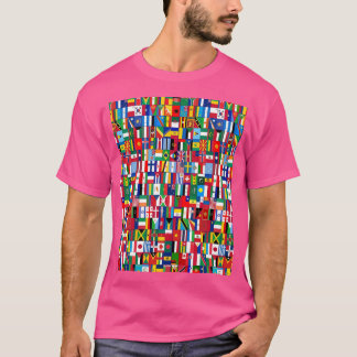 Vlaggen van de wereld t-shirt