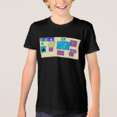 Vlaggen van de wereld Tri-Blend shirt (Voorkant)