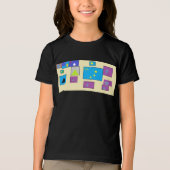 Vlaggen van de wereld Tri-Blend shirt (Voorkant)