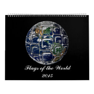 Vlaggen van de World Wall Agenda 2015 Kalender
