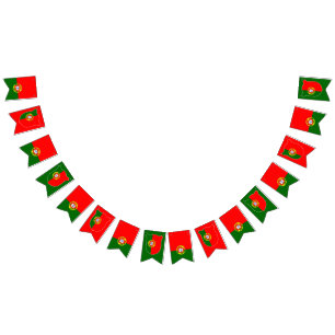Vlaggen van Escutcheon Red Green Bunting Vlaggetjes