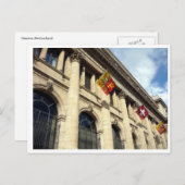 vlaggen van geneva briefkaart (Voorkant / Achterkant)
