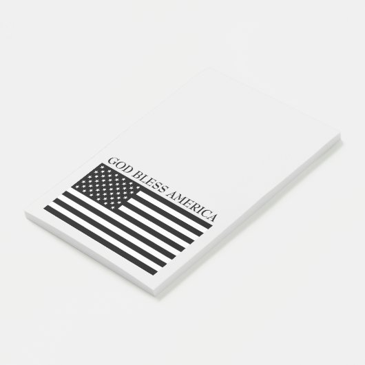 Vlaggen van God Bless America Post-it® Notes (Schuin)