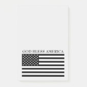 Vlaggen van God Bless America Post-it® Notes (Voorkant)