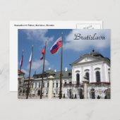 vlaggen van grasalkovich bratislava briefkaart (Voorkant / Achterkant)