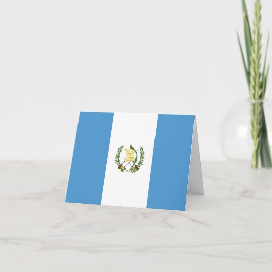 vlaggen van Guatemala (Guatemala) Kaart (Voorkant)