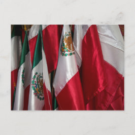 Vlaggen van het Briefkaart Mexico