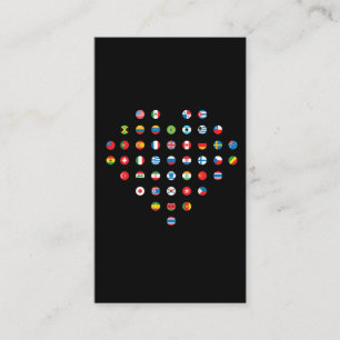 Vlaggen van internationale landen — Verslaafd aan  Visitekaartje