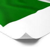 vlaggen van Italië en Calabrië Poster (Hoek)