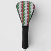 vlaggen van Italië en de Verenigde Staten Golfheadcover (Voorkant)