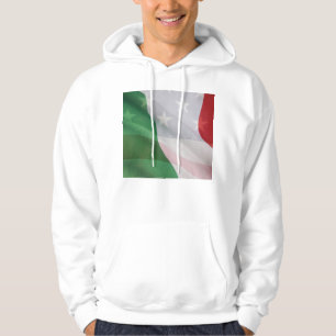vlaggen van Italië en de Verenigde Staten Hoodie