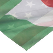 vlaggen van Italië en de VS Korte Tafelloper (Hoek)