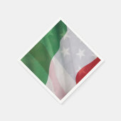 vlaggen van Italië en de VS Servetten (Hoek)