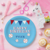 Vlaggen van jonge kinderen in Birthday Papieren Bordje (Feest)