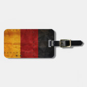 Vlaggen van land met bijzondere druk | Duitsland Bagagelabel (Voorkant horizontaal)
