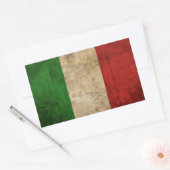 Vlaggen van noodlijdende landen Italië | Rechthoekige Sticker (Envelop)