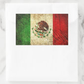 Vlaggen van noodlijdende landen Mexico | Rechthoekige Sticker (Tas)