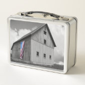 Vlaggen van onze boeren - Barn met Amerikaanse vla (Achterkant)