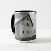 Vlaggen van onze boeren - Barn met Amerikaanse vla Mok (Voorkant links)