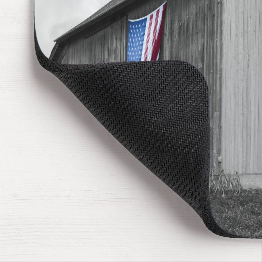 Vlaggen van onze boeren - Barn met Amerikaanse vla Muismat (Hoek)