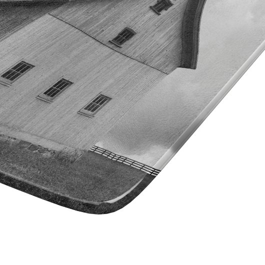 Vlaggen van onze boeren - Barn met Amerikaanse vla Snijplank (Hoek)