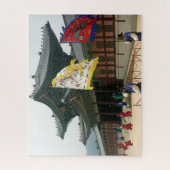 vlaggen van paleis seoul legpuzzel (Verticaal)