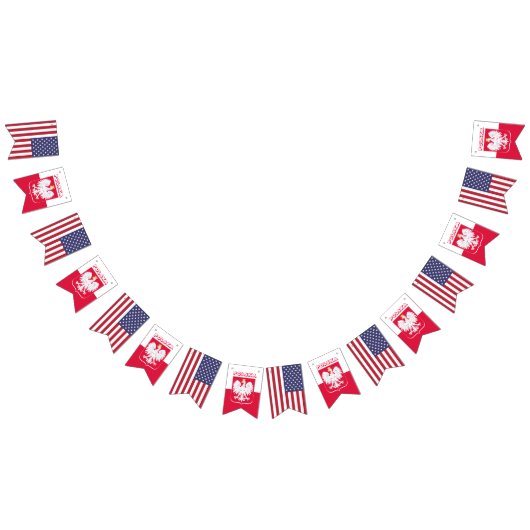 vlaggen van Poolse Amerikaanse partijen, vlag van  Vlaggetjes (Alle)