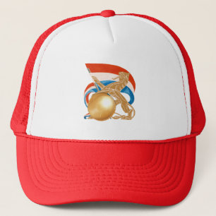 Vlaggen van Rampant Lion Nederland Trucker Pet