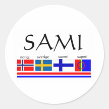 vlaggen van Sami en Scandinavië