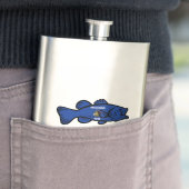 Vlaggen van visvisviskregel flacon (Voorbeeld)