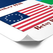 Vlaggen van vrijheid poster (Hoek)