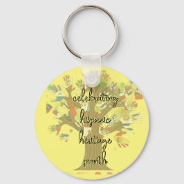 Vlaggen vieren Hispanic Heritage Month Sleutelhanger