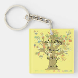 Vlaggen vieren Hispanic Heritage Month Sleutelhanger