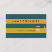 "Vlaggen" Visitekaartjes voor Windows en deuren (Voorkant)