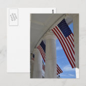 Vlaggen vliegen briefkaart (Voorkant / Achterkant)