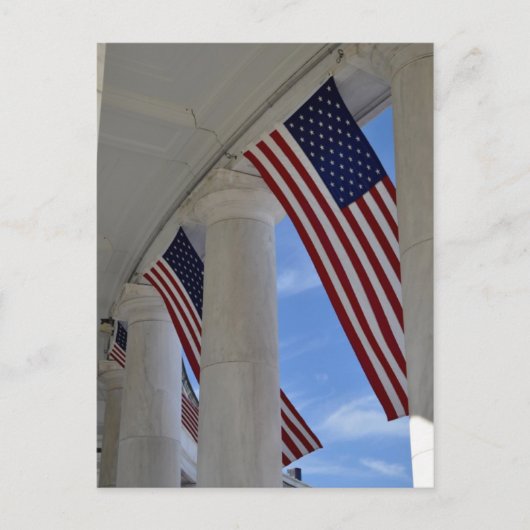 Vlaggen vliegen briefkaart (Voorkant)