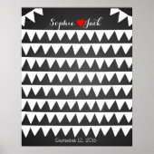 vlaggen voor het bundelen van het gastenboek voor  poster (Voorkant)