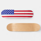 Vlaggenafbeelding van de VS voor skateboard (Horizontaal)