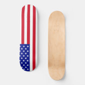 Vlaggenafbeelding van de VS voor skateboard (Voorkant)
