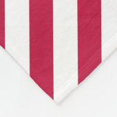 Vlaggenbanden van de VS en stripes Baby Fleece Deken (Hoek)