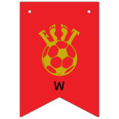 Vlaggenbanner Footprints of Glory – WK voetbal Vlaggetjes (Tweede vlag)