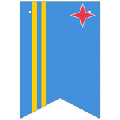 Vlaggenbrander van Aruba Vlaggetjes (Derde vlag)